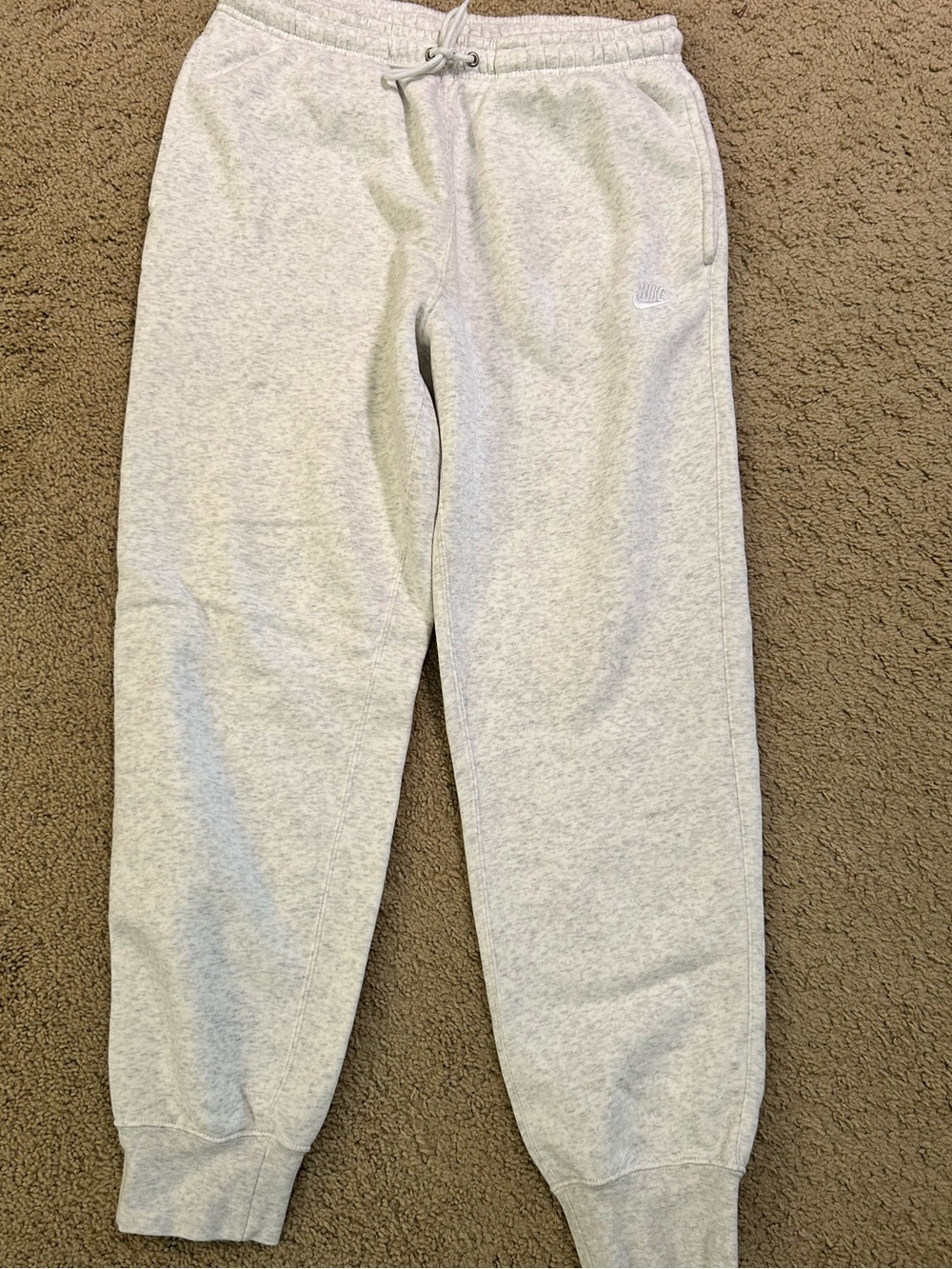 Nike Men’s Light Gray Jogger Pants